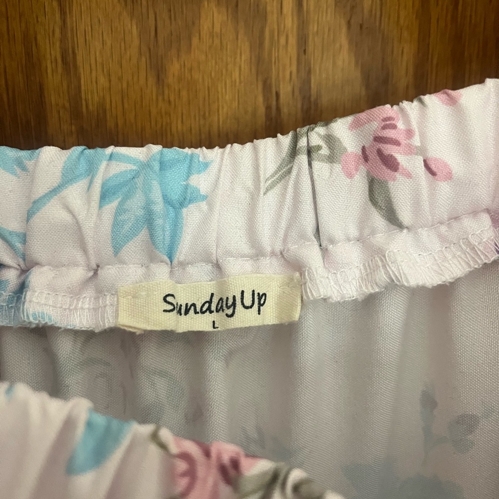 Sunday Tiered Floral Maxi Dress in Pink, Yellow, Blue - Picture 2 of 2